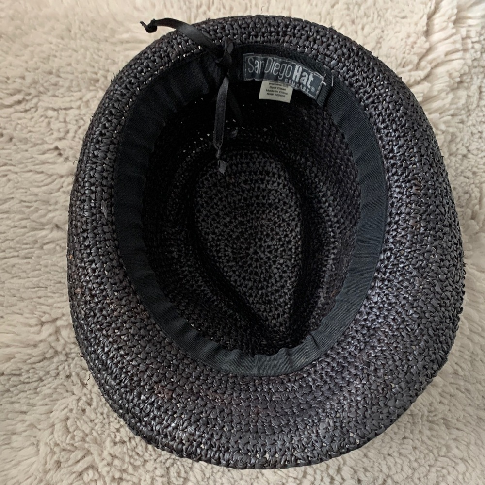 Chic SDHC Raffia Fedora - Picture 5 of 7